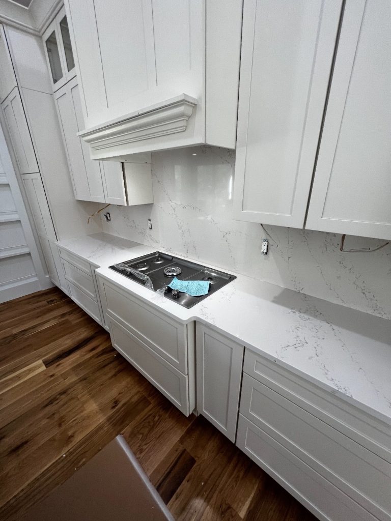 Calacatta Aria Quartz countertops