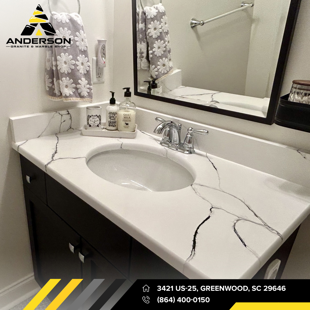 Bathroom Countertops That Resist Makeup, Moisture, and Mold